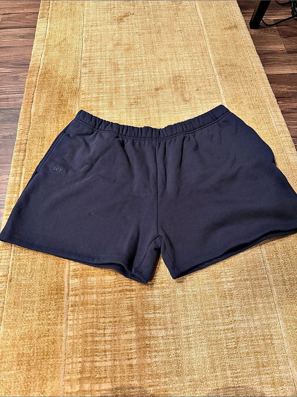 SET Active Midweight Sweats Staple Sweat Shorts Blue XL Like New
